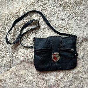 Black Faux Leather Aldo Purse
